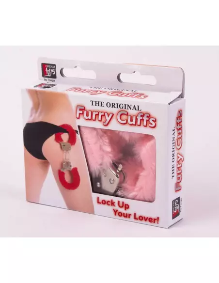 Metal Handcuff With Plush Pink Bilincs Bilincsek - Kötözők Nmc