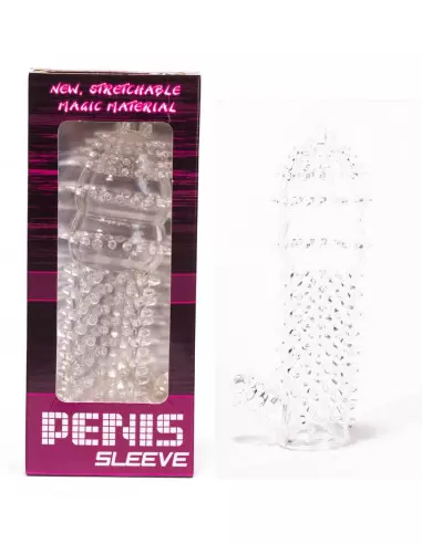 Penis Sleeve Clear 1 Péniszköpeny Péniszköpenyek - Hosszabítók Debra
