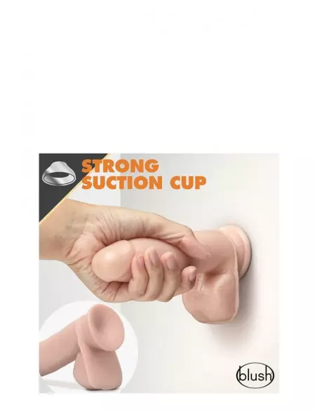 DR. SKIN 7INCH SELF LUBRICATING Dildó Dongok - Dildók Blush