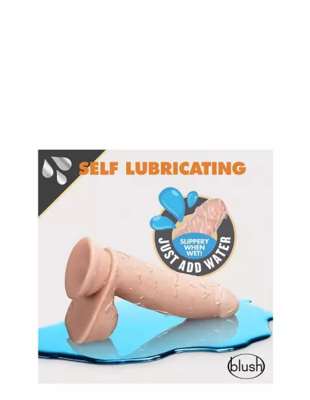DR. SKIN 7INCH SELF LUBRICATING Dildó Dongok - Dildók Blush