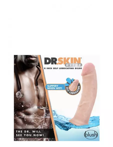 DR. SKIN 8INCH SELF LUBRICATING Dildó Dongok - Dildók Blush DR. SKIN 8INCH SELF LUBRICATING Dildó Dongok - Dildók Blush