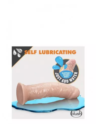 DR. SKIN 8INCH SELF LUBRICATING Dildó Dongok - Dildók Blush