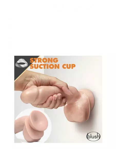 DR. SKIN 8.5INCH SELF LUBRICATING Dildó Dongok - Dildók Blush