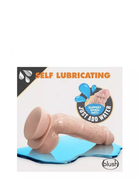 DR. SKIN 8.5INCH SELF LUBRICATING Dildó Dongok - Dildók Blush