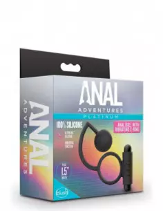 ANAL ADVENTURES ANAL BALL WITH C-RING Fenékdugó Fenékdugók Blush