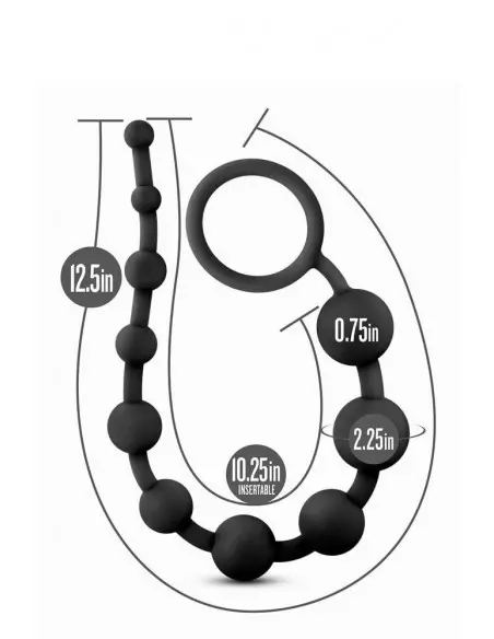 ANAL ADVENTURES PLATINUM ANAL BEADS Golyósor Golyósorok Blush ANAL ADVENTURES PLATINUM ANAL BEADS Golyósor Golyósorok Blush