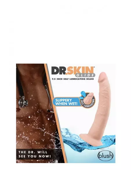 DR. SKIN 7.5INCH SELF LUBRICATING Dildó Dongok - Dildók Blush DR. SKIN 7.5INCH SELF LUBRICATING Dildó Dongok - Dildók Blush