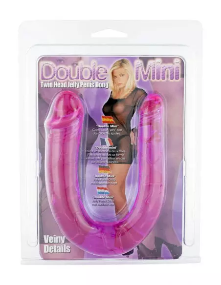 Double Mini Dong Clear Lavender Dildó Dongok - Dildók Seven Creations