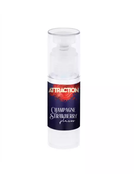 ATTRACTION CHAMPAGNE STRAWBERRY Masszázsolaj 50 ML Masszázsgyertyák és olajok Mai Attraction