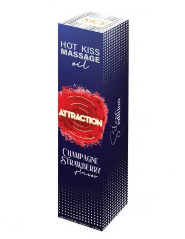 ATTRACTION CHAMPAGNE STRAWBERRY Masszázsolaj 50 ML Masszázsgyertyák és olajok Mai Attraction