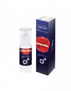LUBRICANT ATTRACTION FOR HIM Vízbázisú Síkosító Feromonnal 50 ML Vízbázisú síkosítók Mai Attraction
