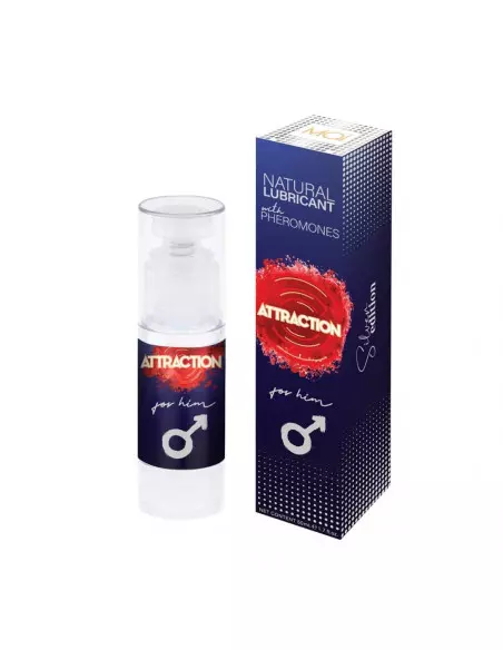 LUBRICANT ATTRACTION FOR HIM Vízbázisú Síkosító Feromonnal 50 ML Vízbázisú síkosítók Mai Attraction