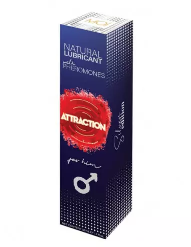 LUBRICANT ATTRACTION FOR HIM Vízbázisú Síkosító Feromonnal 50 ML Vízbázisú síkosítók Mai Attraction