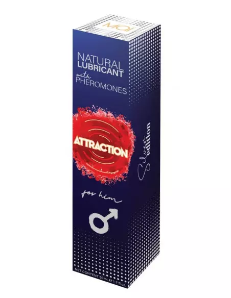 LUBRICANT ATTRACTION FOR HIM Vízbázisú Síkosító Feromonnal 50 ML Vízbázisú síkosítók Mai Attraction
