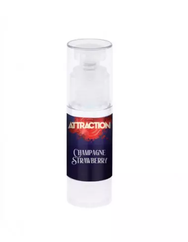 LUBRICANT ATTRACTION CHAMPAGNE STRAWBERRY Vízbázisú Síkosító 50 ML Vízbázisú síkosítók Mai Attraction