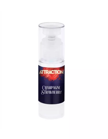 LUBRICANT ATTRACTION CHAMPAGNE STRAWBERRY Vízbázisú Síkosító 50 ML Vízbázisú síkosítók Mai Attraction