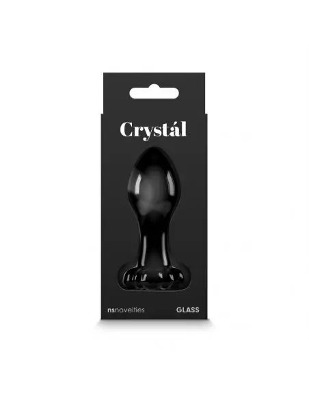 Crystal - Flower - Black Fenékdugó Fenékdugók NS Toys