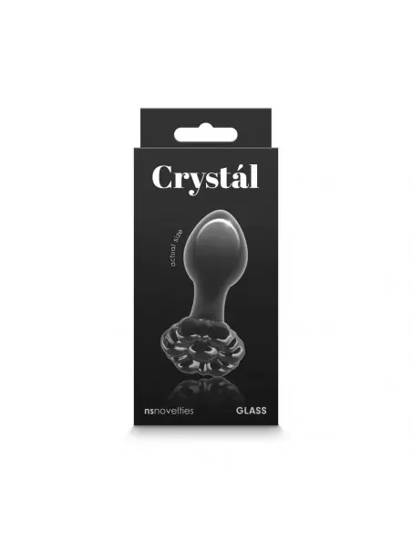 Crystal - Flower - Black Fenékdugó Fenékdugók NS Toys