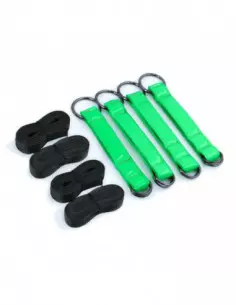 Electra - Tie Down Straps - Green Kötöző Bilincsek - Kötözők NS Toys 2