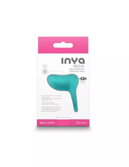INYA - Regal - Teal Péniszgyűrű Péniszgyűrűk - Mandzsetták NS Toys
