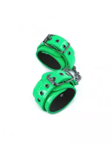Electra - Wrist Cuffs - Green Bilincs Bilincsek - Kötözők NS Toys