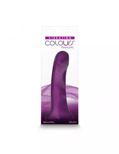 Colours Pleasures - 7" Vibrating - Purple Dildó Realisztikus vibrátorok NS Toys