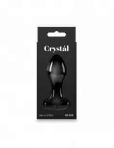 Crystal - Heart - Black Fenékdugó Fenékdugók NS Toys