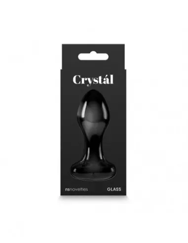 Crystal - Heart - Black Fenékdugó Fenékdugók NS Toys