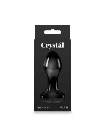 Crystal - Heart - Black Fenékdugó Fenékdugók NS Toys