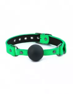 Electra - Ball Gag - Green Szájpecek Szájpöckök NS Toys 2
