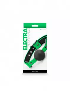 Electra - Ball Gag - Green Szájpecek Szájpöckök NS Toys