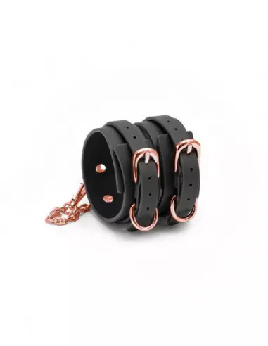 Bondage Couture - Ankle Cuffs - Black Boka Bilincs Bilincsek - Kötözők NS Toys