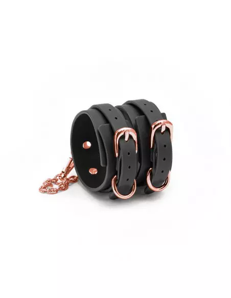 Bondage Couture - Ankle Cuffs - Black Boka Bilincs Bilincsek - Kötözők NS Toys Bondage Couture - Ankle Cuffs - Black Boka Bilincs Bilincsek - Kötözők NS Toys