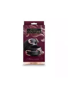 Bondage Couture - Ankle Cuffs - Black Boka Bilincs Bilincsek - Kötözők NS Toys