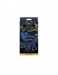 Bondage Couture - Bed Restraints - Blue Kötöző Bilincsek - Kötözők NS Toys