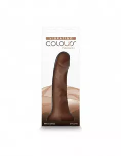 Colours Pleasures - 7" Vibrating - Brown Dildó Realisztikus vibrátorok NS Toys
