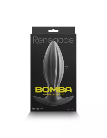 Renegade - Bomba - Large - Black Fenékdugó Fenékdugók NS Toys