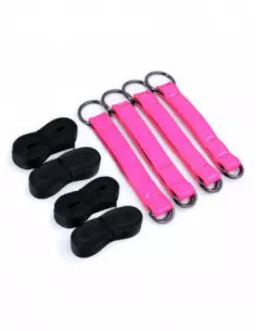 Electra - Tie Down Straps - Pink Kötöző Bilincsek - Kötözők NS Toys 2