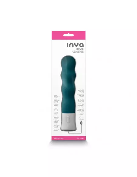 INYA - Shake - Dark Teal Vibrátor Nonfiguratív vibrátorok NS Toys