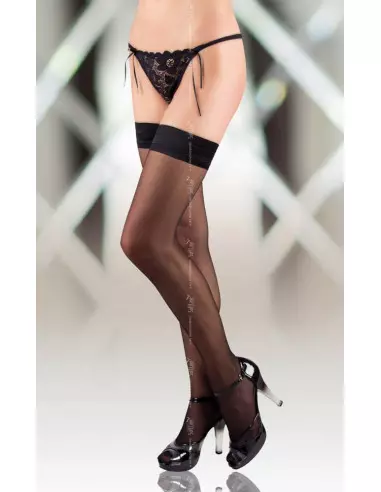 Stockings 5513 black/ 3 Harisnyák - Harisnyatartók Softline