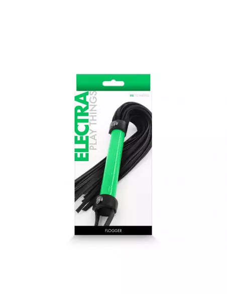 Electra - Flogger - Green Korbács Korbácsok - Pálcák - Paskolók NS Toys