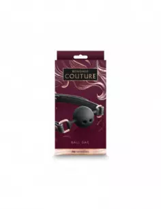 Bondage Couture - Ball Gag - Black Szájpecek Szájpöckök NS Toys