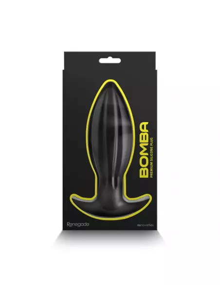 Renegade - Bomba - Black - Medium Fenékdugó Fenékdugók NS Toys