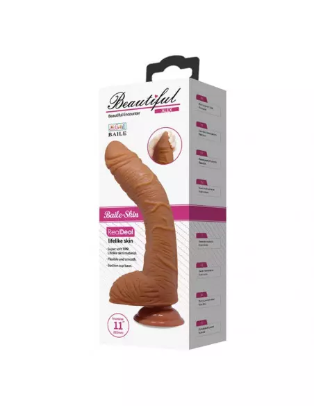 Beautiful Alex 11" Brown Dildó Dongok - Dildók Debra