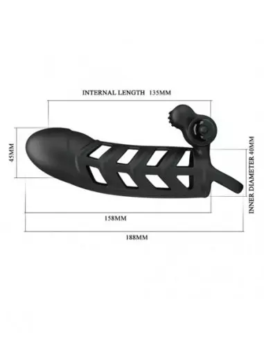 Pretty Love Penis Sleeve II Péniszköpeny Péniszköpenyek - Hosszabítók Pretty Love