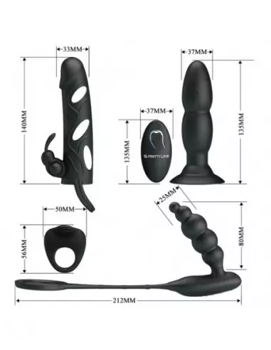 Pretty Love Master Hunter Vibrátor Készlet Szettek (segédeszközök) Pretty Love