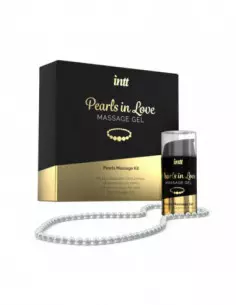 PEARLS IN LOVE Masszázs Gél 15ML + Gyöngy Nyaklánc Masszázsgyertyák és olajok Intt
