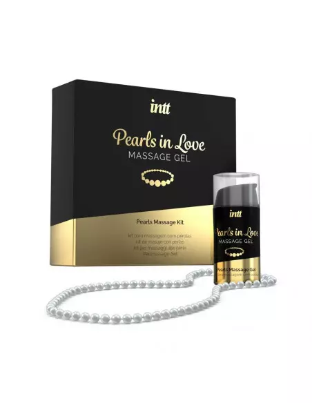 PEARLS IN LOVE Masszázs Gél 15ML + Gyöngy Nyaklánc Masszázsgyertyák és olajok Intt