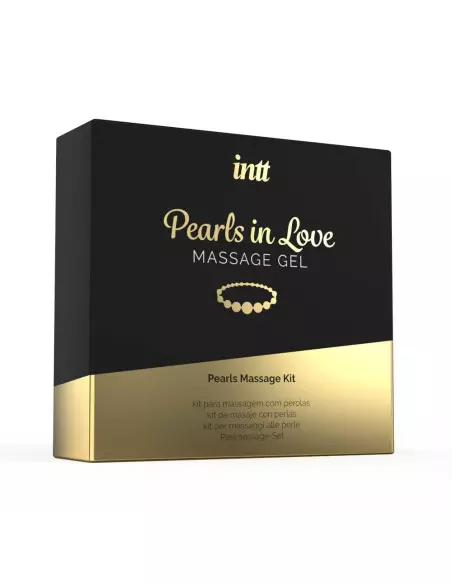 PEARLS IN LOVE Masszázs Gél 15ML + Gyöngy Nyaklánc Masszázsgyertyák és olajok Intt