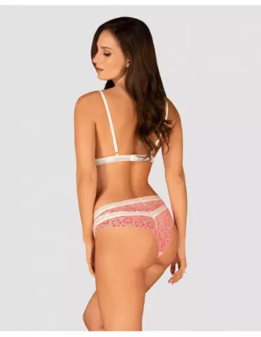 Bloomys 2 db-os Szett L/XL Fehér-Rózsaszín Együttesek Obsessive